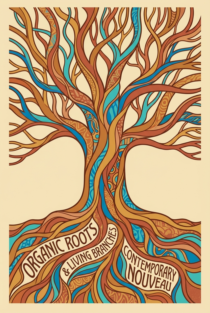 Contemporary Nouveau Gallery Art - for wall decoration | poster.sh