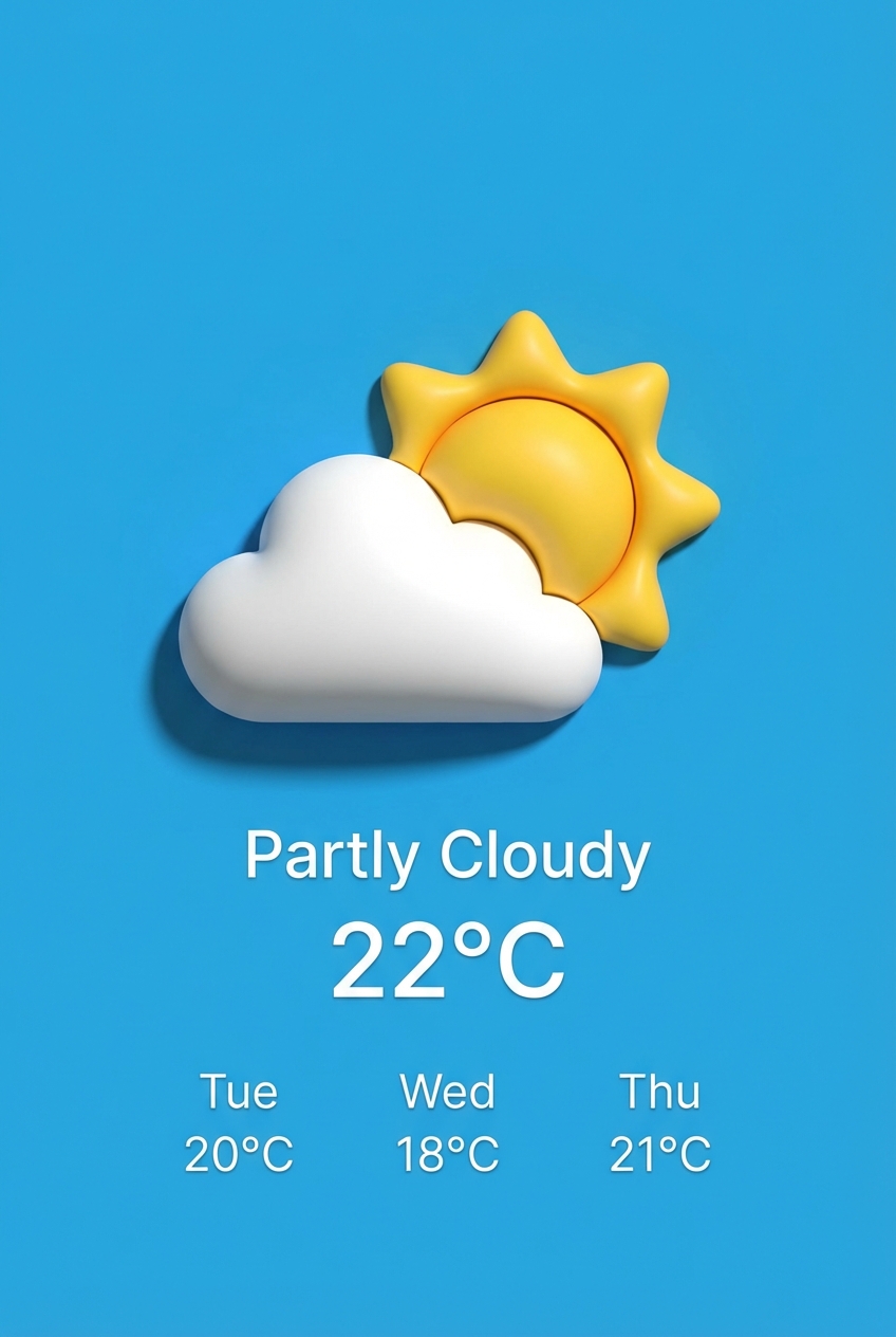 Claymorphism Infographic - for wall decoration | poster.sh