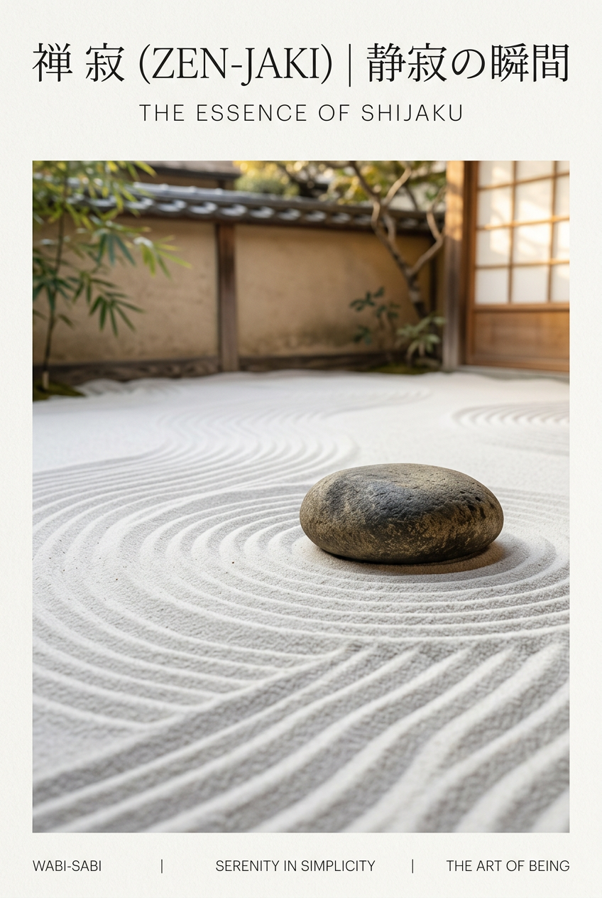 Japanese Minimalism Smooth Stone - for online marketing | poster.sh