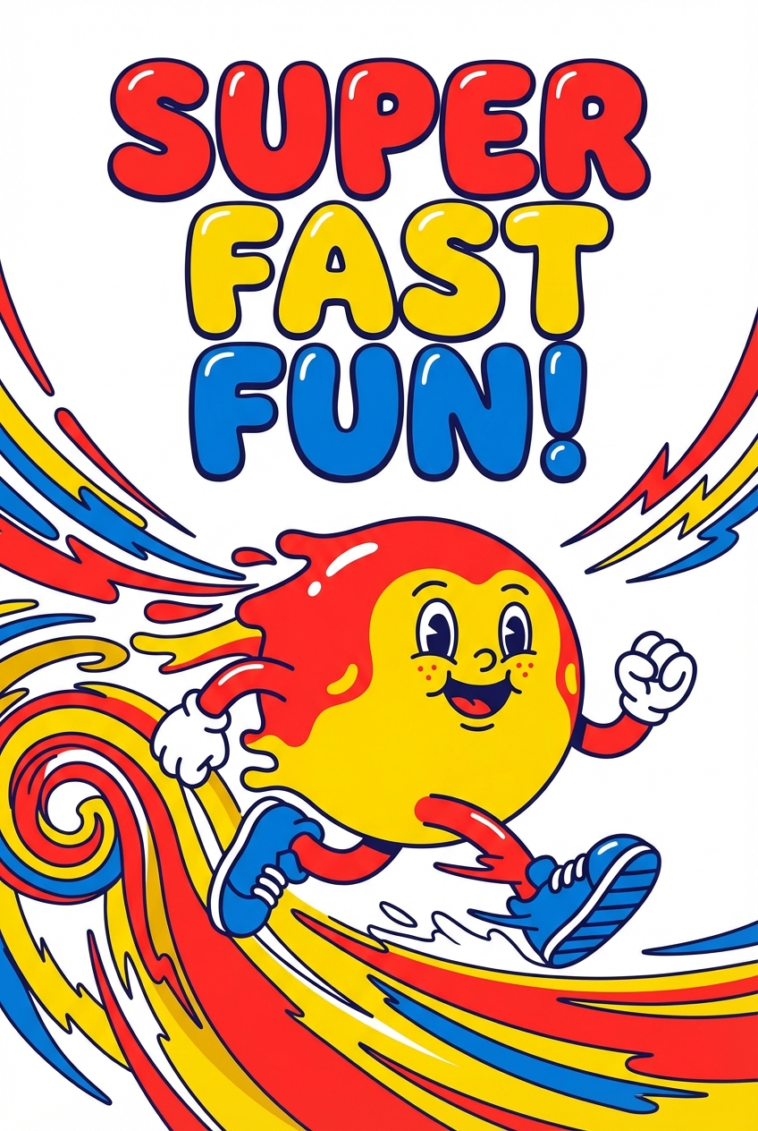 Playful Fun Illustration - for wall decoration | poster.sh