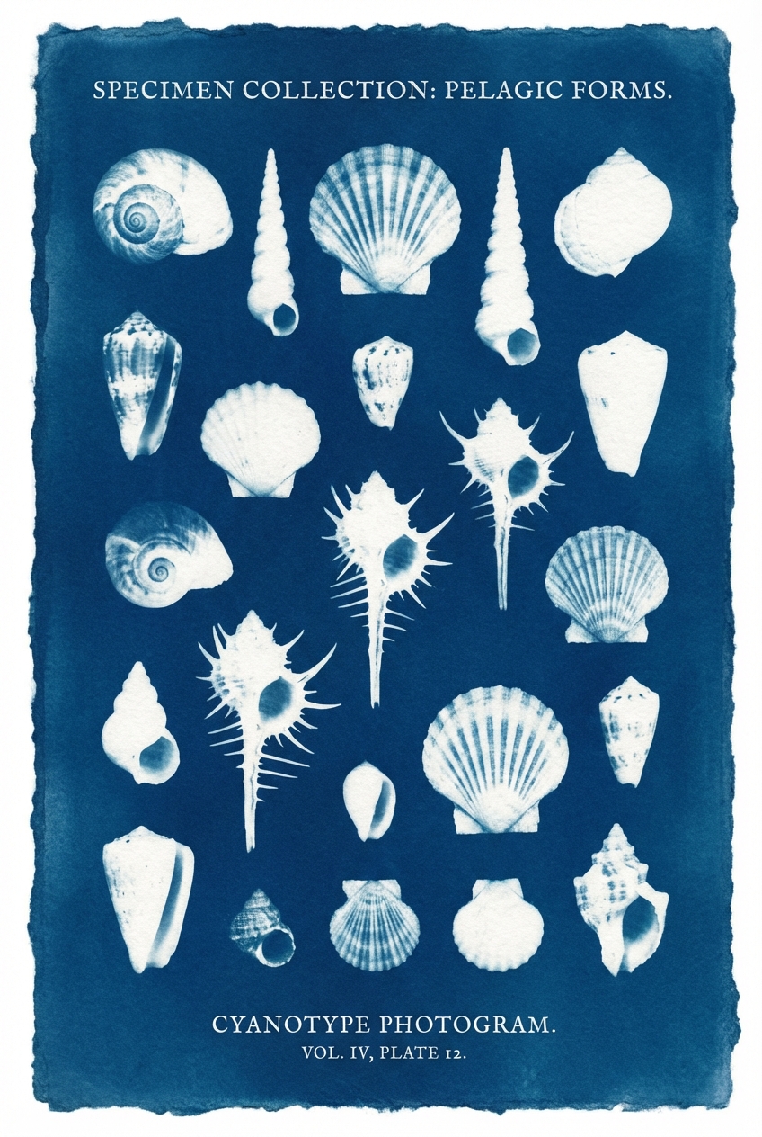 Cyanotype Gallery Art - for wall decoration | poster.sh