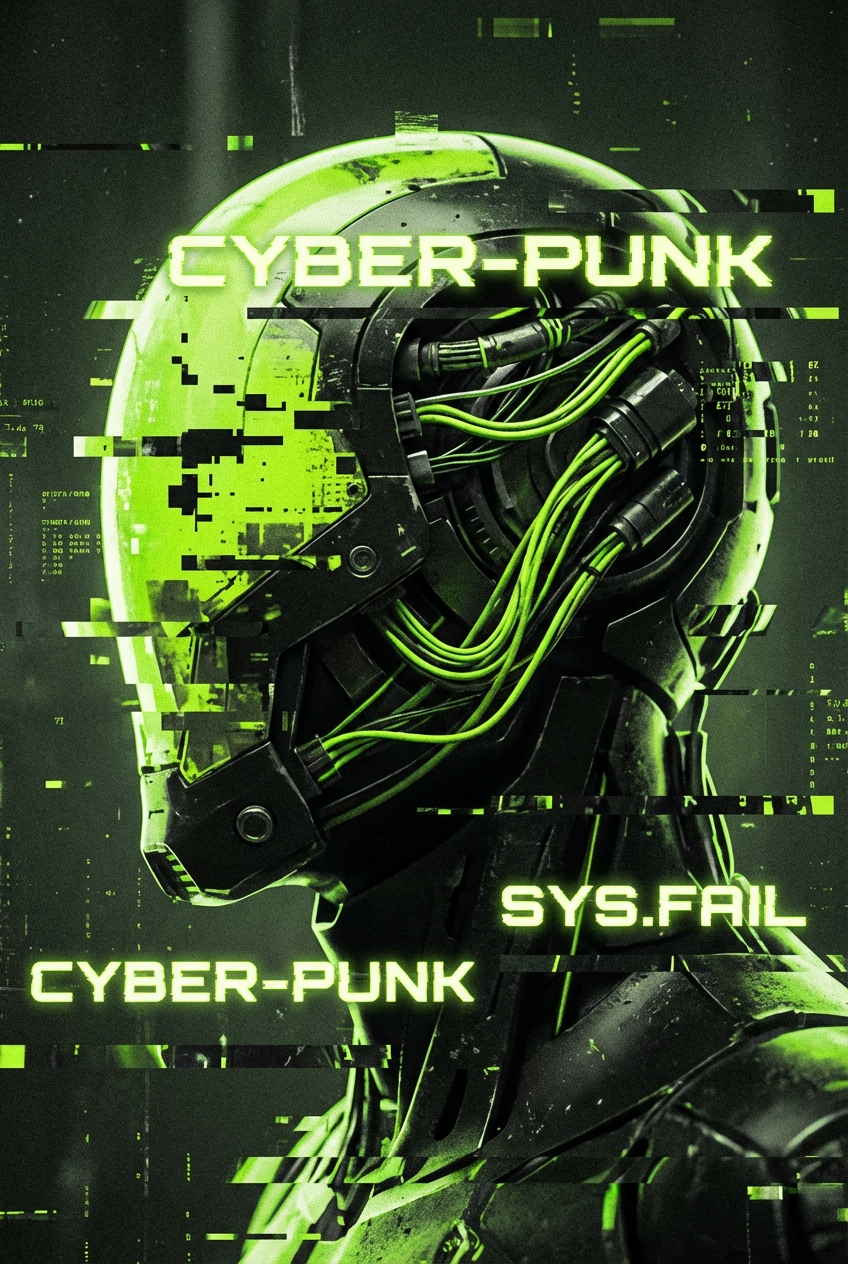 Cyberpunk Digital Art - for tech events | poster.sh