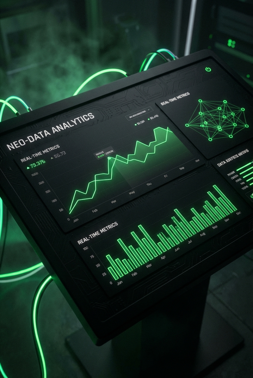 Dark Mode Matte Black Surface - for technology branding | poster.sh