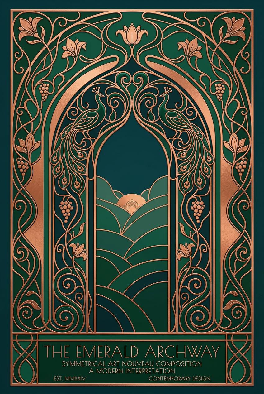 Contemporary Nouveau Gallery Art - for wall decoration | poster.sh