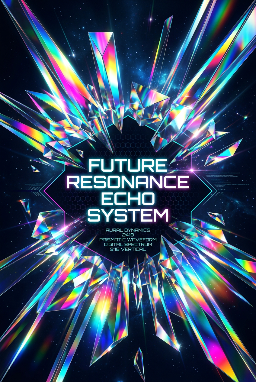 Holographic Futuristic Vibrant - for online marketing | poster.sh