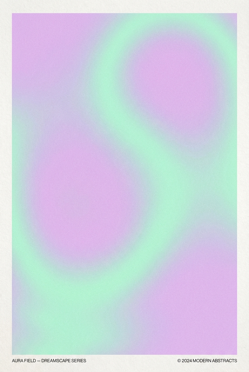 Aura Gradient Gallery Art - for wall decoration | poster.sh