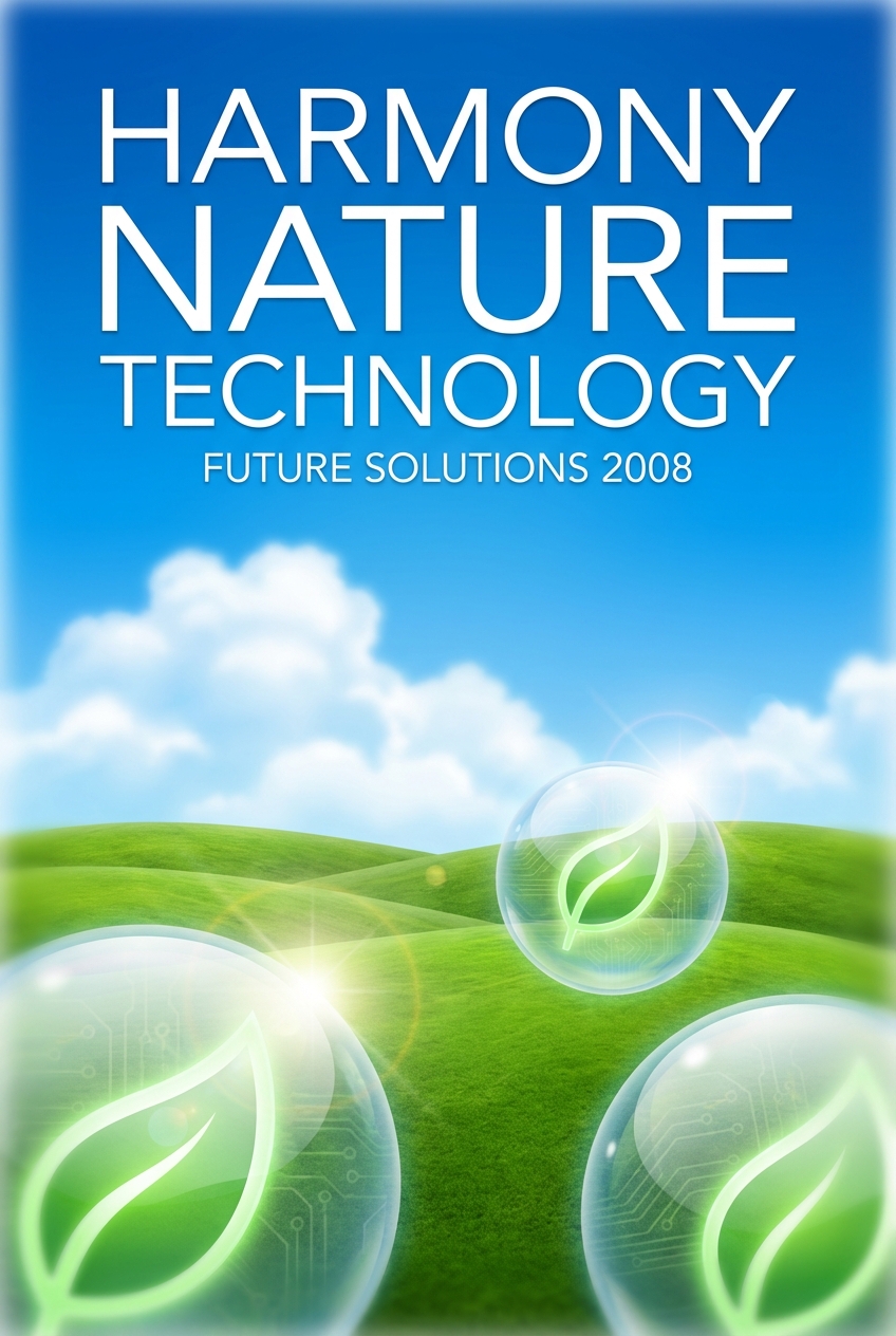 Frutiger Aero Rolling Green Poster - for technology branding | poster.sh
