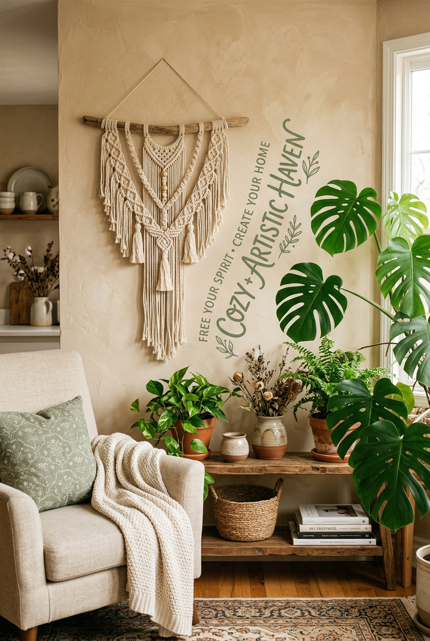 Macramé colgante decorativo - póster para decoración de pared | poster.sh