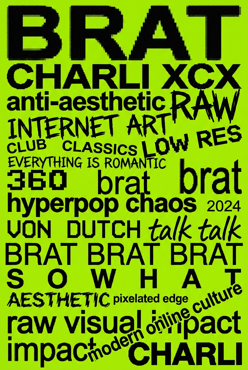 Brat Style Digital Art - for online marketing | poster.sh