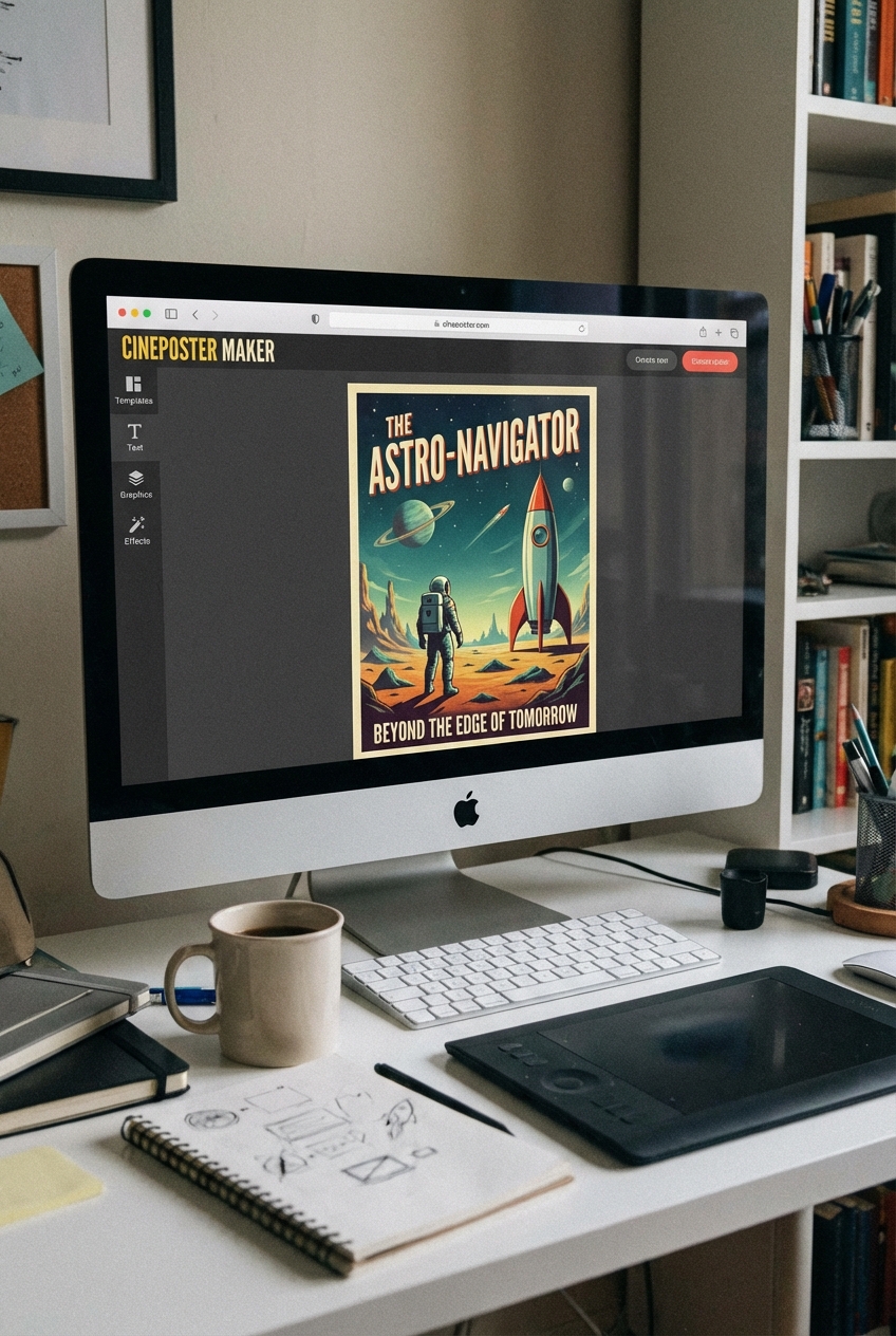 Printable Movie Cinema Film Poster - for film promotion | poster.sh