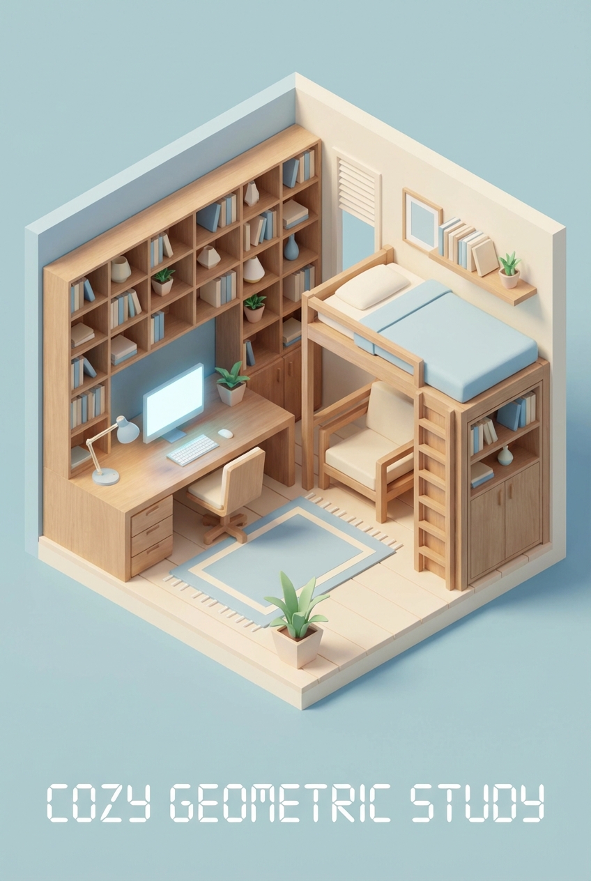 3d Isometric Portfolio - for online marketing | poster.sh