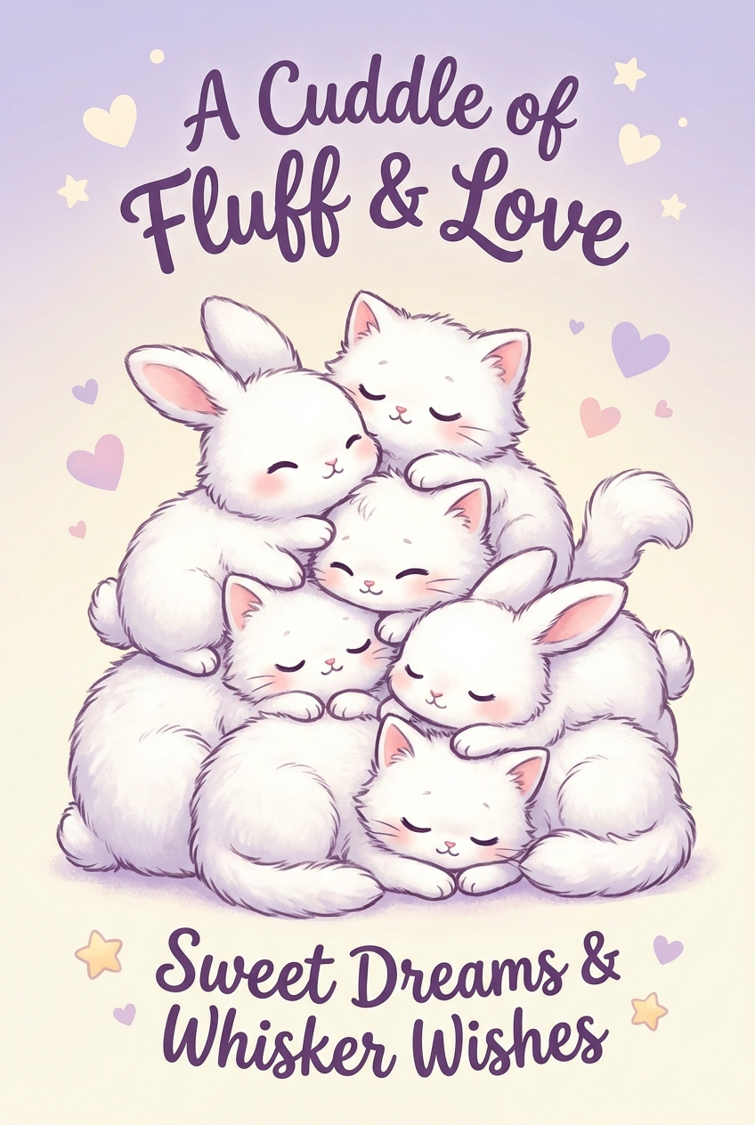 Kawaii Fluffy Pastel Illustration - for wall decoration | poster.sh