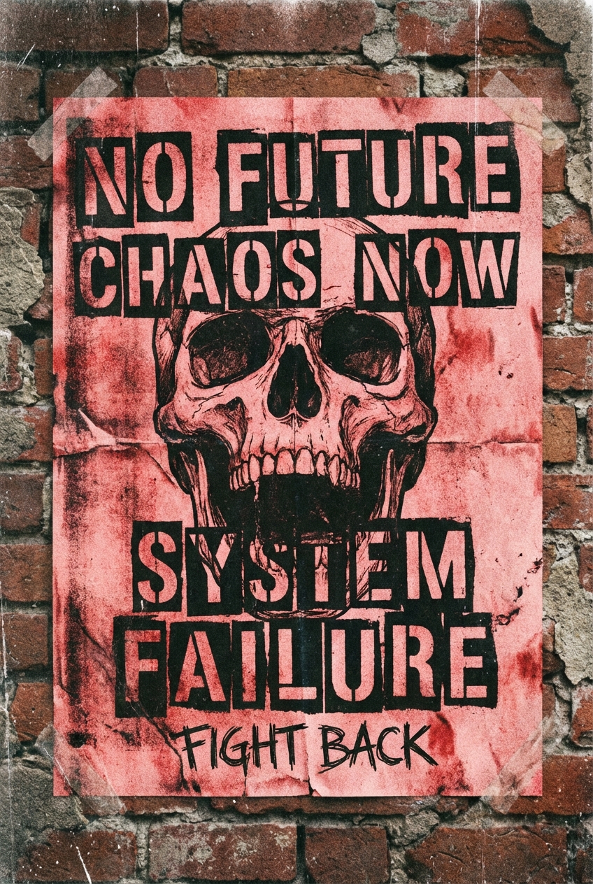 Analog Punk Illustration - for wall decoration | poster.sh