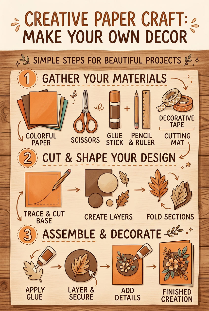 Hand Drawn Diy Orange Poster - for wall decoration | poster.sh