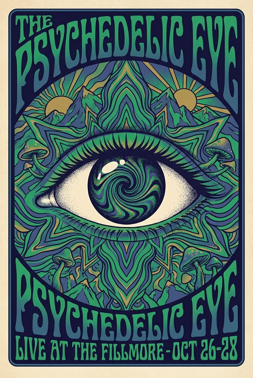 Fillmore画廊艺术海报,适用于印刷物料 | poster.sh