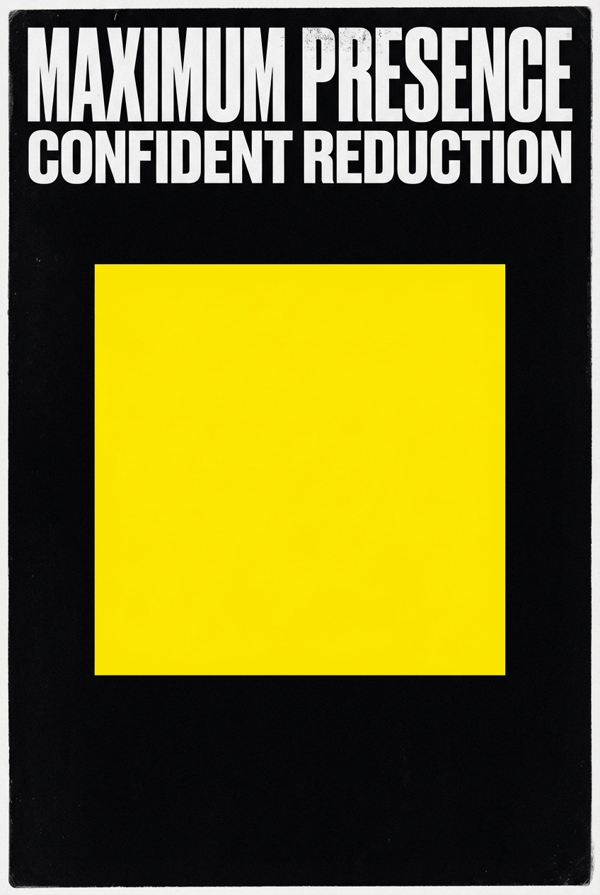 Bold Minimalism Typography - for wall decoration | poster.sh