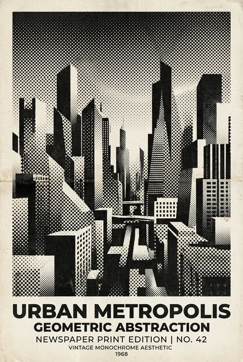 Halftone Portfolio - for printed materials | poster.sh