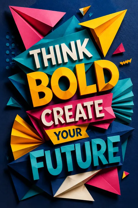 Diseño de póster generado por IA