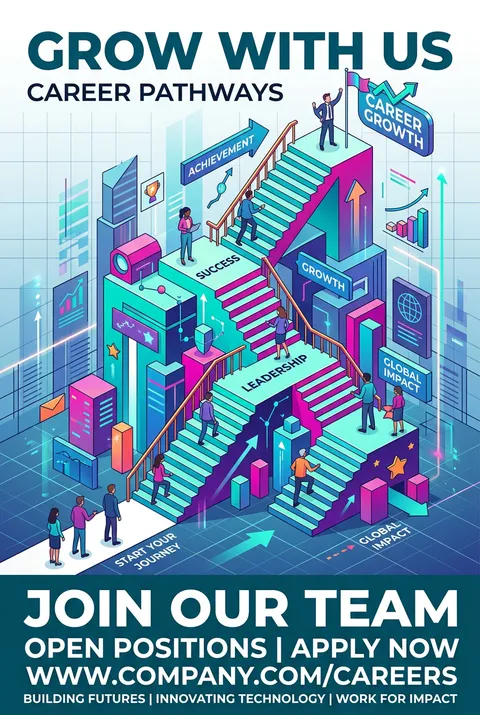 Diseño de póster generado por IA