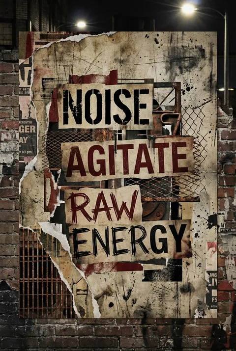 Grunge Typography - for wall decoration | poster.sh
