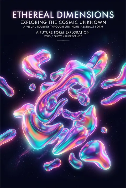 Holographic Digital Art - for online marketing | poster.sh