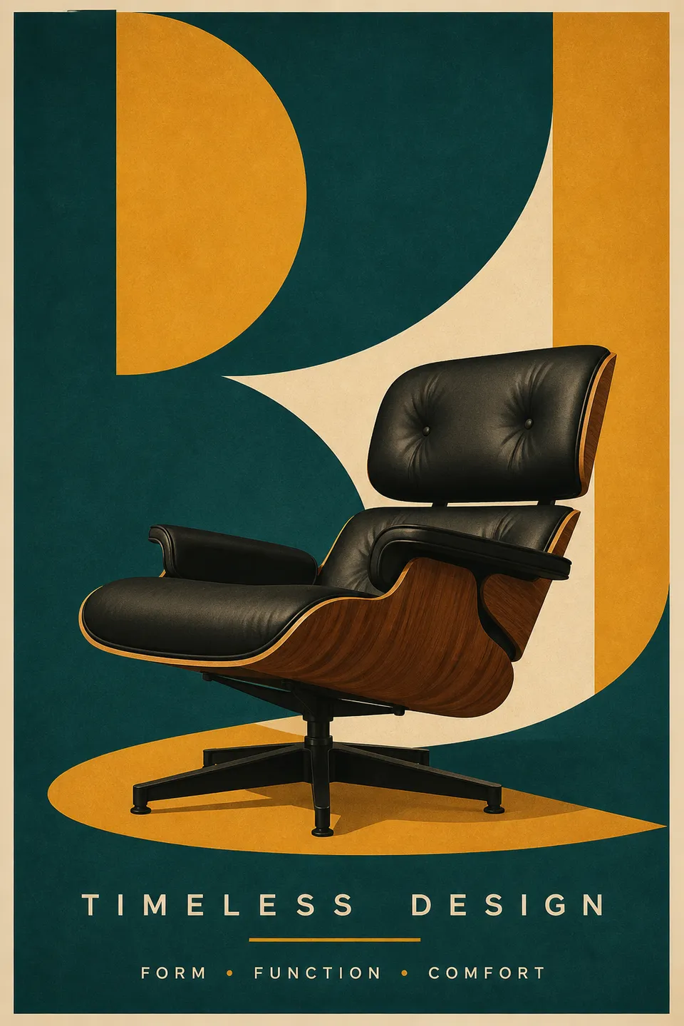 Mid Century Modern Silhouette - for wall decoration | poster.sh
