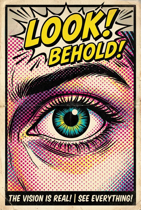 Pop Art Illustration - for printed materials | poster.sh
