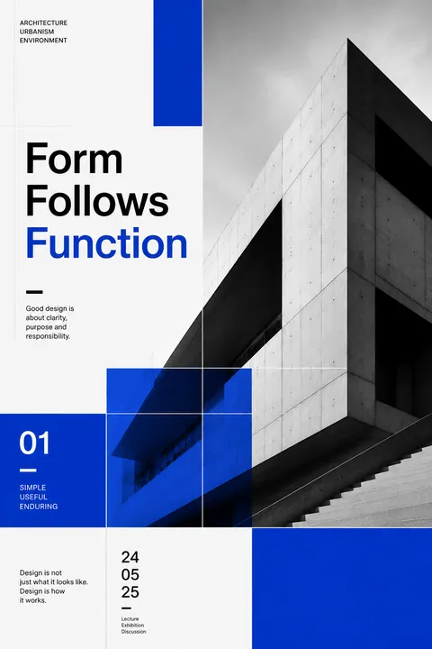 Swiss Style Digital Art - for online marketing | poster.sh