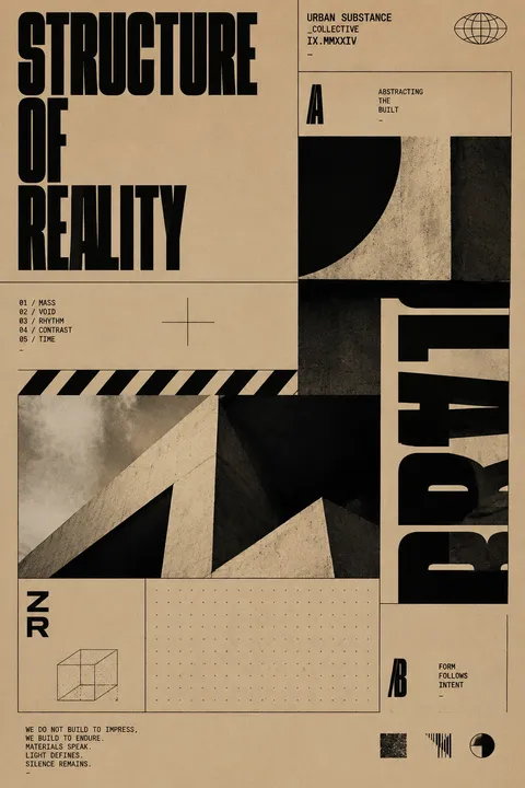 Diseño de póster generado por IA
