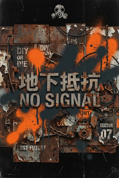 Grunge Portfolio - for wall decoration | poster.sh