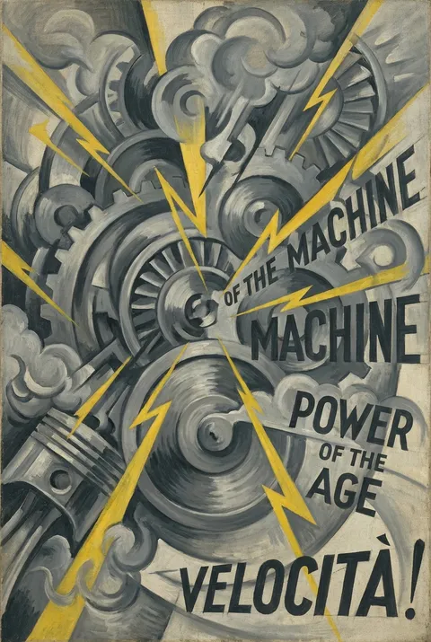 Diseño de póster generado por IA