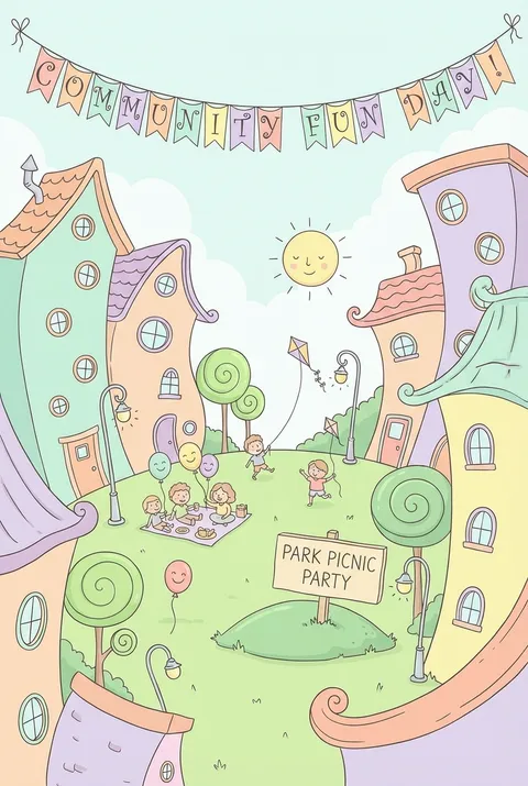 Diseño de póster generado por IA
