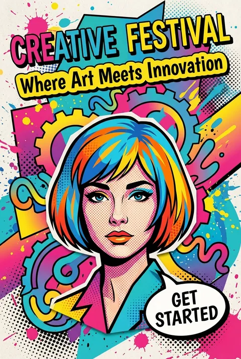 Pop Art Illustration - for wall decoration | poster.sh