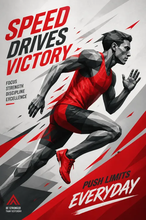 Low Poly Sports Events - for wall decoration | poster.sh