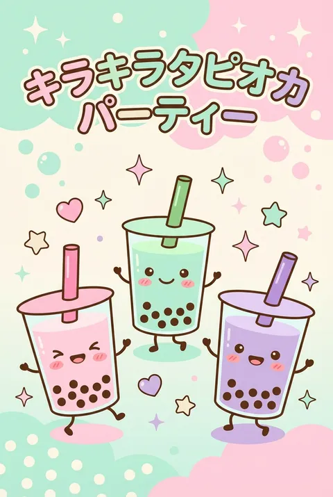 Kawaii Illustration - for wall decoration | poster.sh