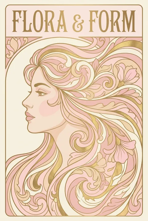 Contemporary Nouveau Illustration - for wall decoration | poster.sh