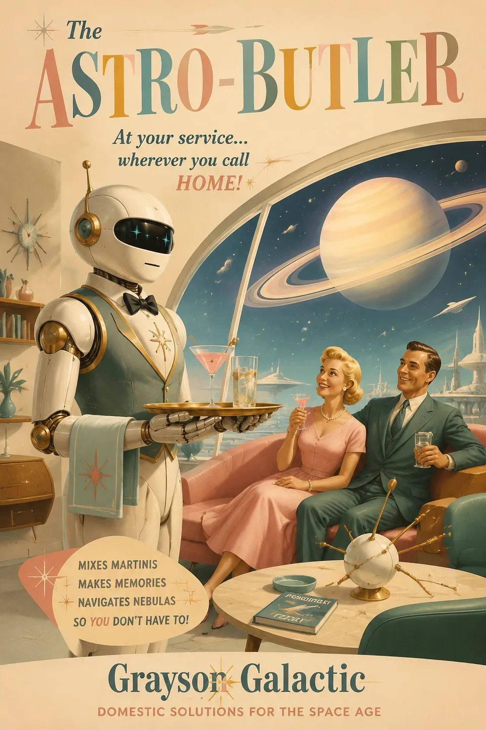 Arte Digital Retrofuturista - para marketing online | poster.sh