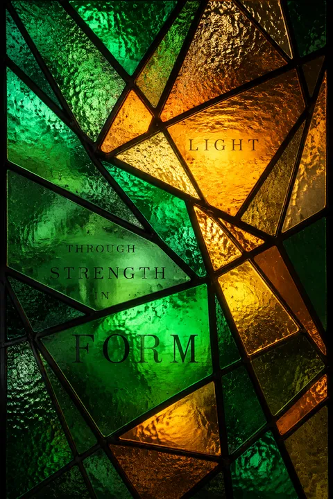 Stained Glass Illustration - for wall decoration | poster.sh