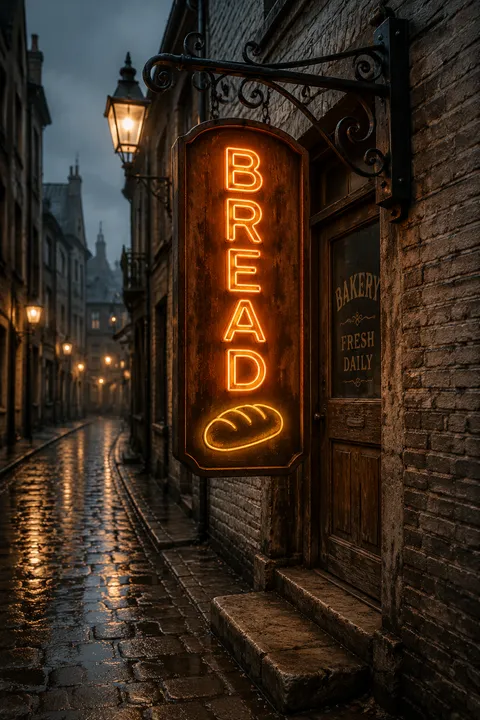 Neon Sign Restaurant - for dining ambiance | poster.sh