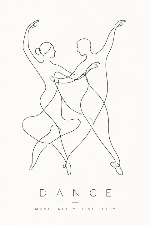 Line Art Illustration - for wall decoration | poster.sh