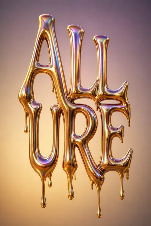 Liquid Chrome Gallery Art - for fashion branding | poster.sh
