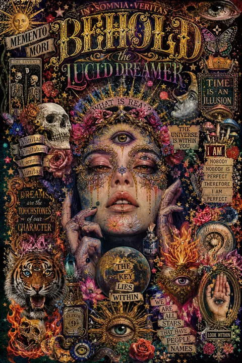 Diseño de póster generado por IA