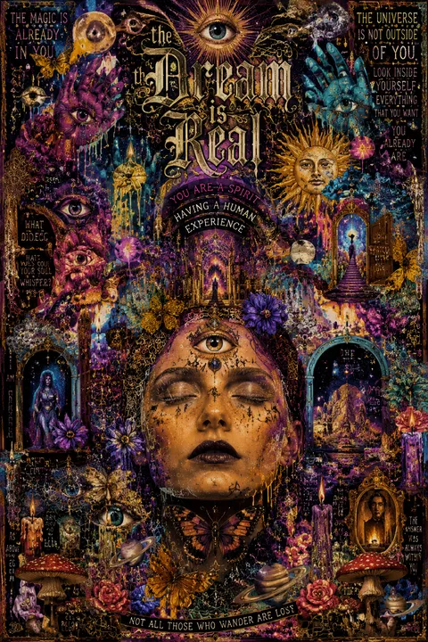 Diseño de póster generado por IA