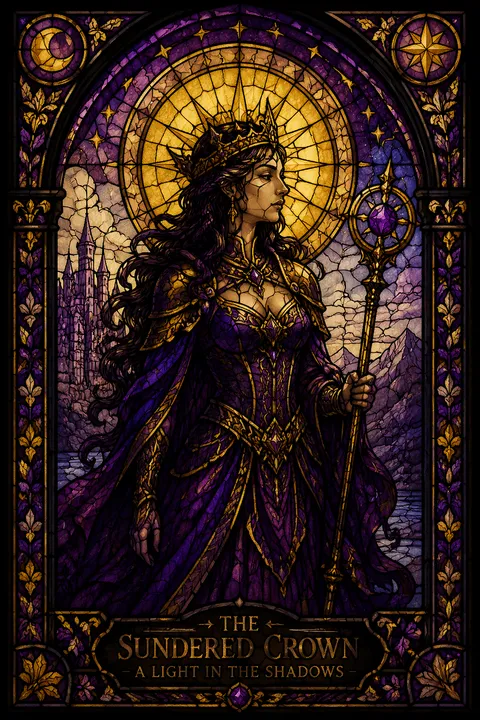 Stained Glass Illustration - for wall decoration | poster.sh