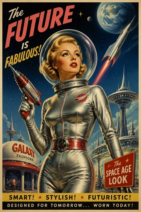 Diseño de póster generado por IA