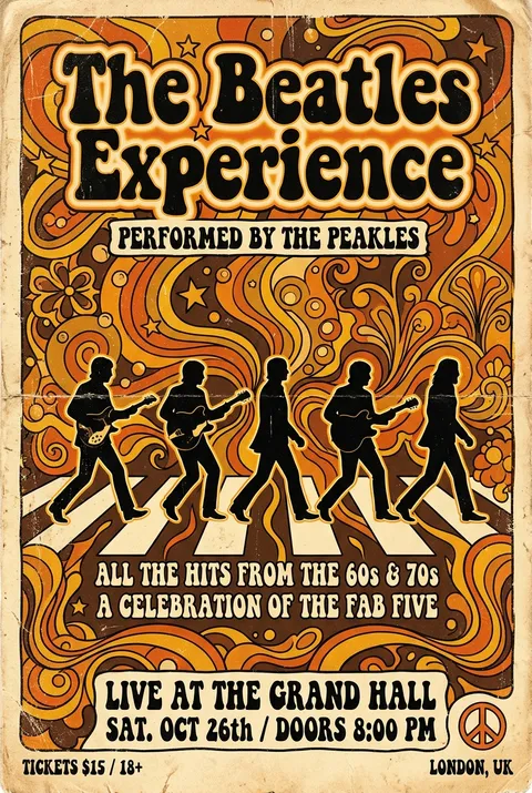 Retro Vintage Concert - for music events | poster.sh