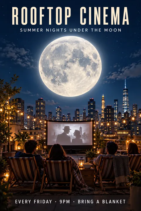 Cinematic Movie Poster - for film promotion | poster.sh