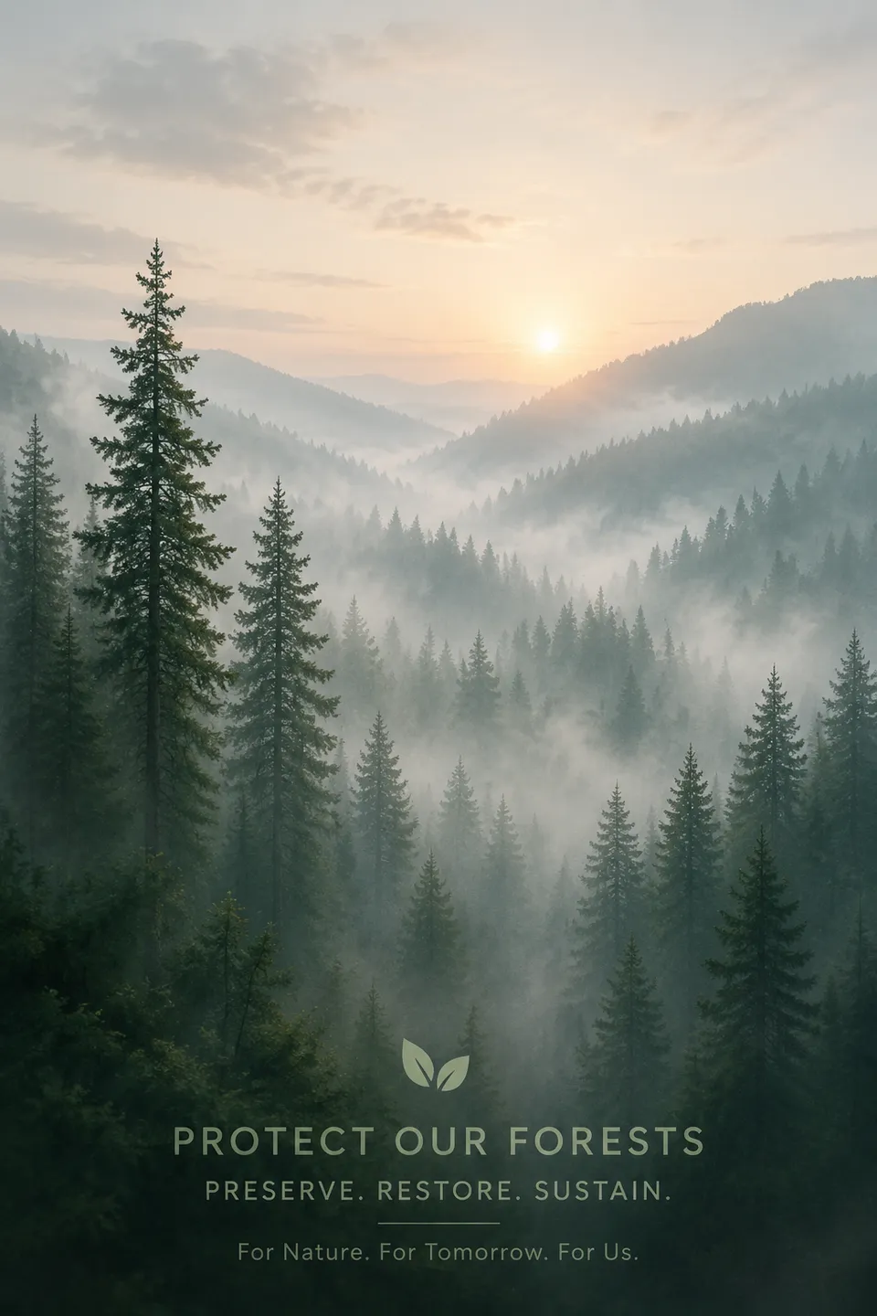 Nature Inspired Portrait Pastel - for online marketing | poster.sh