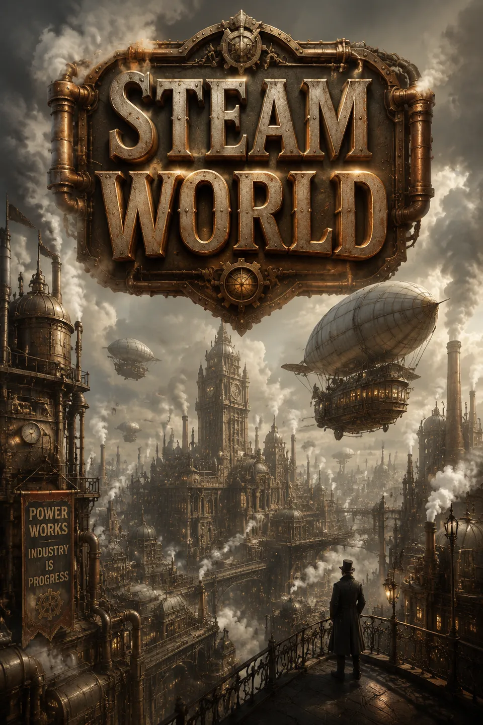 Printable Steampunk Majestic Bold Art - for online marketing | poster.sh