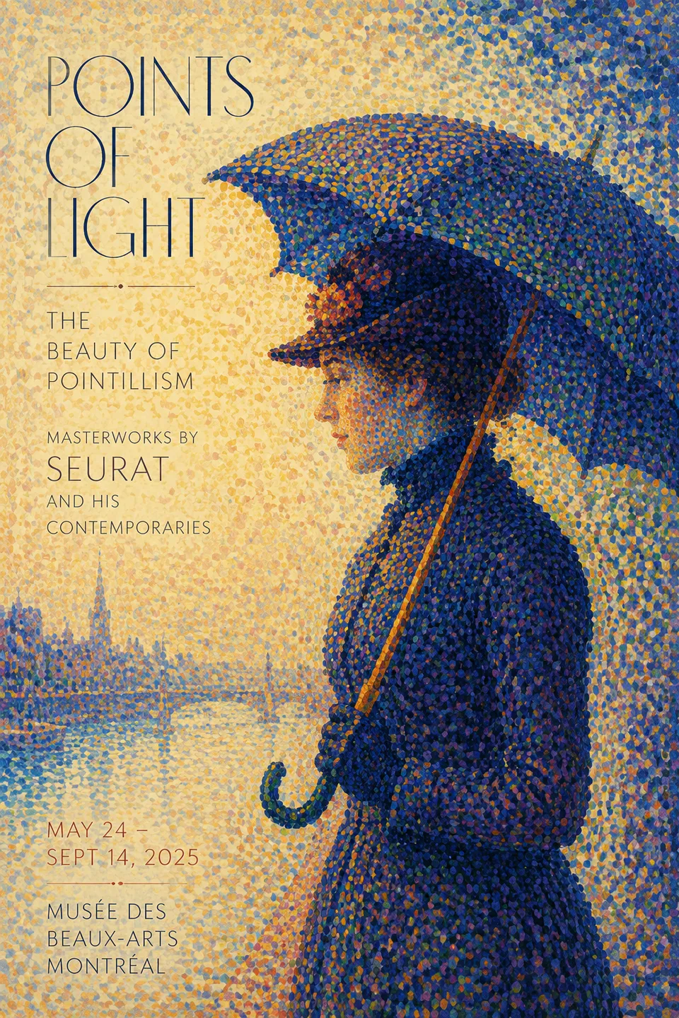 Pointillism Composition Vibrant - for wall decoration | poster.sh